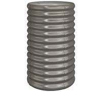 vidaXL Garden Planter Powder-coated Steel 40x40x68 cm Grey UK HOT