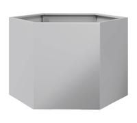 vidaXL Garden Planter Hexagon 69x60x45 cm Galvanized Steel