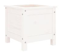 (white pine, 40 x 40 x 39 cm) vidaXL Garden Raised Bed Outdoor Wooden Planter Pot Flower Bed Solid Wood Pine