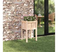 vidaXL Garden Planter Nature 40 x 40 x 70 cm Solid Pine Wood