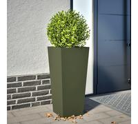 Garden Outdoor Flower Pot Patio Raised Bed Planter Box Steel vidaXL