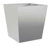 vidaXL Garden Planter Outdoor Flower Pot Patio Box - Galvanised Steel, 40x40x40 cm, Ideal for Gardens, Balconies, Patios, Herb/Vegetable Containers