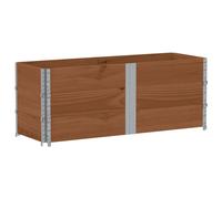 vidaXL Garden Planter Outdoor Flower Pot Planter Pot Brown Solid Wood Pine