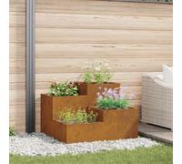 vidaXL Garden Planter Rusty 100 x 100 x 60 cm Weathering Steel