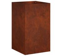 vidaXL Garden Planter Rusty 40 x 40 x 50 cm Weathering Steel