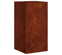 vidaXL Garden Planter Rusty 40 x 40 x 80 cm