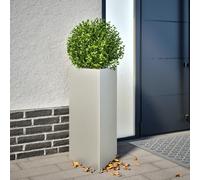 vidaXL Garden Planter Triangular 40x34.5x70 cm Stainless Steel