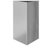 vidaXL Garden Planter Patio Flower Pot Planter Box Triangular Galvanized Steel
