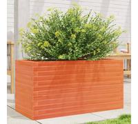 (wax brown, 90 x 40 x 45.5 cm) vidaXL Garden Planter Outdoor Flower Pot Planter Pot Wax Brown Solid Wood Pine