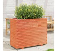 vidaXL Garden Planter Wax Brown 90x40x72.5 cm Solid Wood Pine