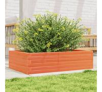 (wax brown, 90 x 60 x 23 cm) vidaXL Garden Planter Outdoor Flower Pot Planter Pot Wax Brown Solid Wood Pine