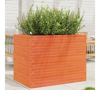 (wax brown, 90 x 60 x 68.5 cm) vidaXL Garden Planter Outdoor Flower Pot Planter Pot Wax Brown Solid Wood Pine