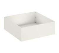 vidaXL Garden Planter White 60 x 60 x 20 cm Cold-rolled Steel