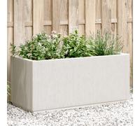 vidaXL Garden Planter White 80x36x35 cm PP