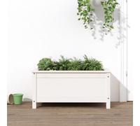 (white pine, 82.5 x 40 x 39 cm) vidaXL Garden Raised Bed Outdoor Wooden Planter Pot Flower Bed Solid Wood Pine