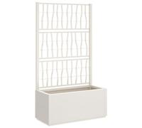 vidaXL Garden Planter with Trellis - Durable Polypropylene Outdoor Planter, 80x36x140 cm, 80 L Capacity for Patio/Garden