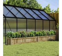 vidaXL Garden Planters 2pc Impregnated Pine, Brown