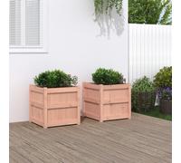 vidaXL Garden Planters 2 pcs Solid Wood Douglas