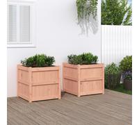 vidaXL Garden Planters 2 pcs Solid Wood Douglas