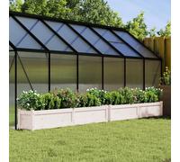 (white pine, 2 pcs) vidaXL Garden Planters Patio Flower Pot Plant Pot Planter Box Solid Wood Pine