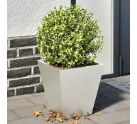 vidaXL Garden Planters 30x30x30 cm 2 pcs Stainless Steel, Silver