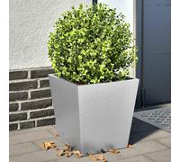 vidaXL Garden Planters 40x40x40 cm 2 pcs Galvanised Steel