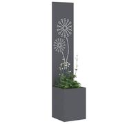 Garden Privacy Screen Anthracite 32 x 150 cm Cold-rolled steel