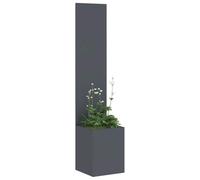vidaXL Garden Privacy Screen Fretwork Anthracite 32 x 32 x 150 cm