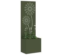 Garden Privacy Screen Olive green 50 x 150 cm Cold-rolled steel