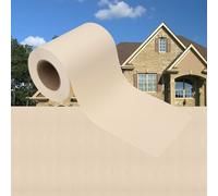 vidaXL Garden Privacy Screen PVC 35 m Cream Fence Strip Roll Home Outdoor