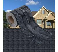 vidaXL Garden Privacy Screen PVC 35x0.19 m Stone Look Grey Barrier Sunshade