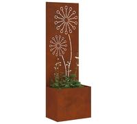 vidaXL Garden Privacy Screen Rusty 50 x 140 cm Weathering steel