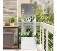 vidaXL Garden Privacy Screen Silver 50 x 140 cm Galvanised steel