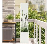 vidaXL Garden Privacy Screen White 32 x 140 cm Cold-rolled steel