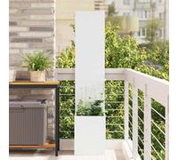 vidaXL Garden Privacy Screen White 32 x 140 cm Cold-rolled steel