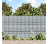 vidaXL Garden Privacy Screens 10 pcs Grey 252.5x19 cm PVC