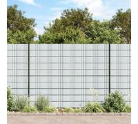 vidaXL Garden Privacy Screens 10 pcs Light Grey 252.5x19 cm PVC