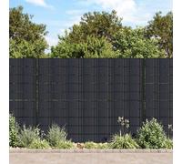 vidaXL 4x Garden Privacy Screen PVC 35 cm Matte Dark Grey Fence Strip Roll Home