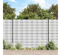 vidaXL 4x Garden Privacy Screens PVC 35x0.19 m White Balcony Barrier Sunshade