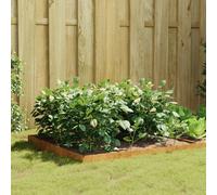 vidaXL Garden Raised Bed 100x100x18.5 cm Corten Steel