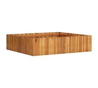 vidaXL Solid Acacia Wood Garden Raised Bed Outdoor Flower Herb Pot Container
