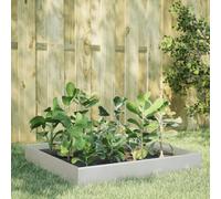 vidaXL Garden Raised Bed Outdoor Planter Pot Patio Flower Box Stainless Steel