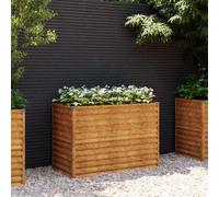 vidaXL Garden Raised Bed 100x50x69 cm Corten Steel