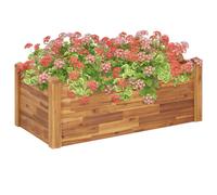 Solid Acacia Wood Garden Bed Gardening Herb Raised Bed Flower Box Pot vidaXL