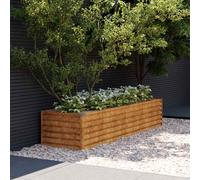 vidaXL Garden Raised Bed 194x50x36 cm Corten Steel