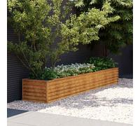 vidaXL Garden Raised Bed 291x50x36 cm Corten Steel