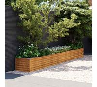 vidaXL Garden Raised Bed 386x50x36 cm Corten Steel