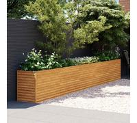 vidaXL Garden Raised Bed 482x50x69 cm Corten Steel