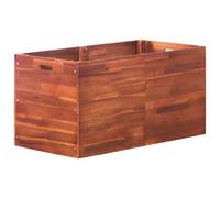 vidaXL Garden Raised Bed Acacia Wood 100x50x50 cm NEW