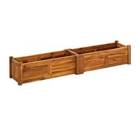 vidaXL Garden Raised Bed Acacia Wood 150x30x25 cm NEW